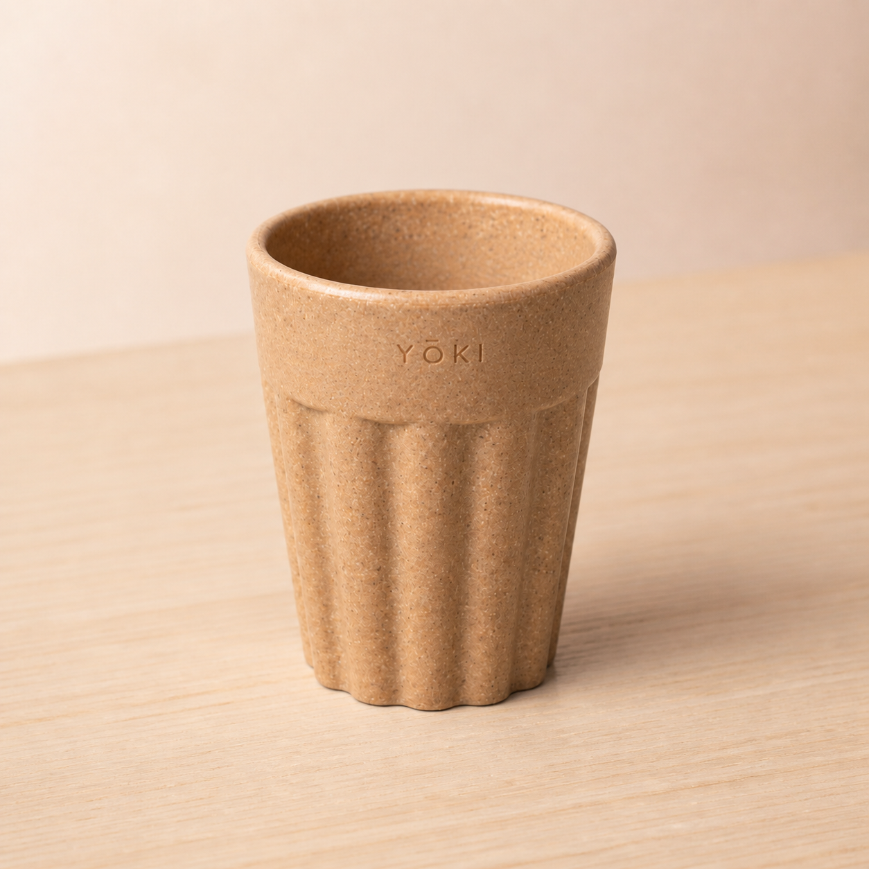 Guinomi Chai Cup - Tortilla (natural), alternate angle