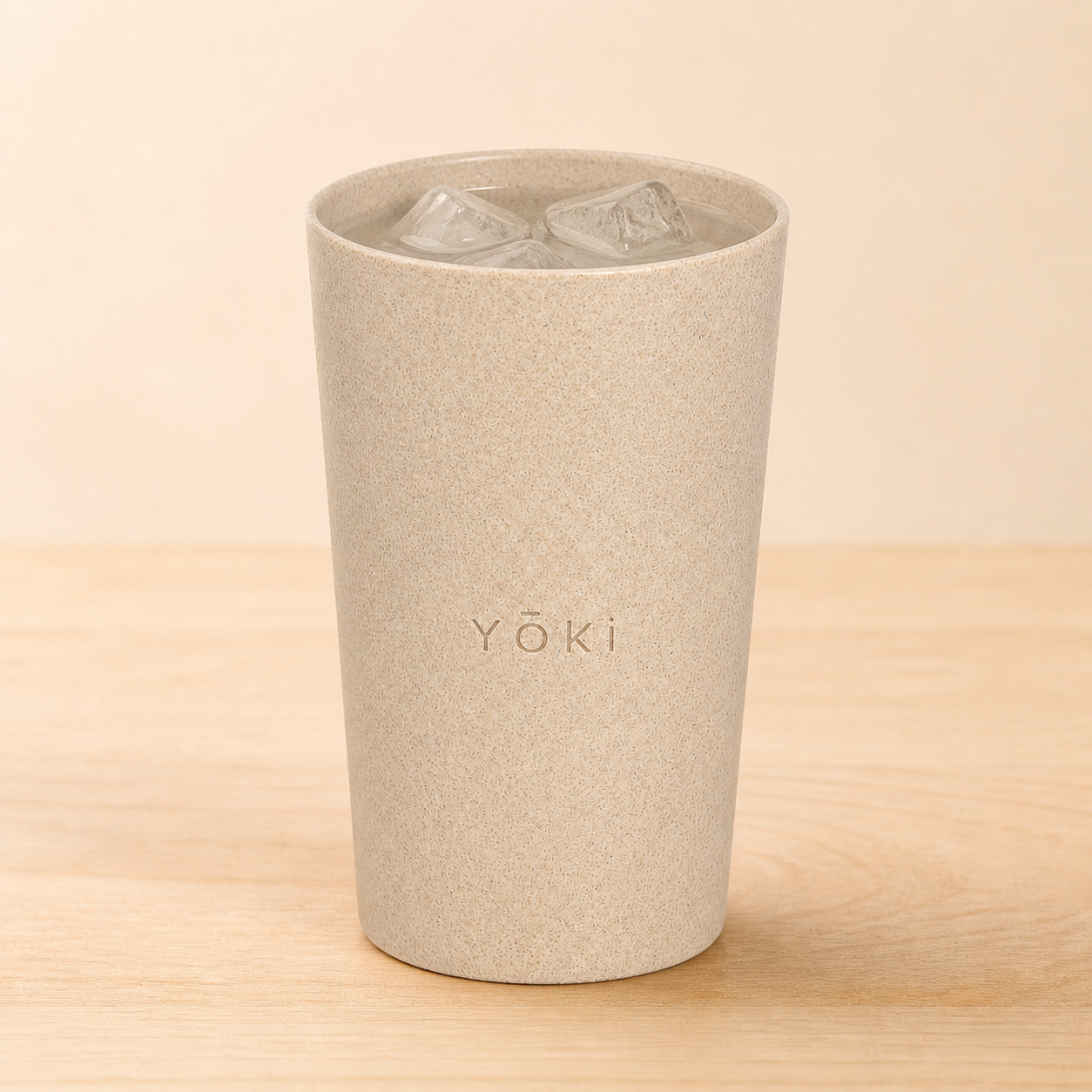 Zen Dinner Essentials - Kasumi Frosted Tumbler 250 ml in Kinu (off white), in use