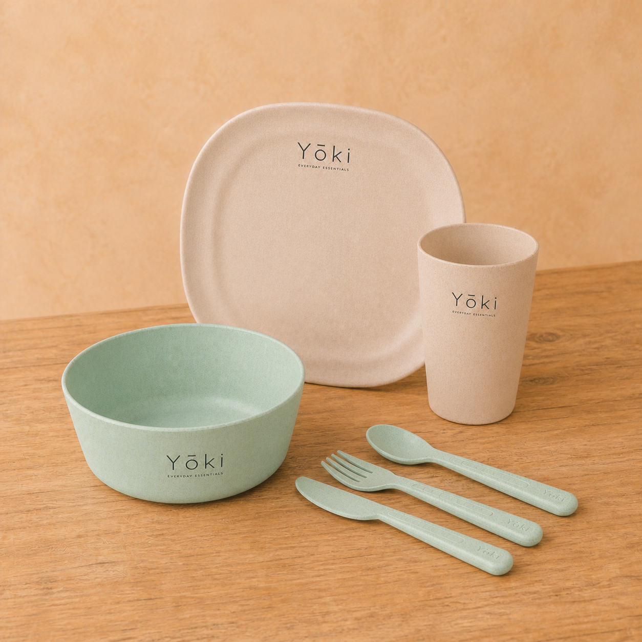 Zen Dinner Essentials - Kinu plate, alternate angle