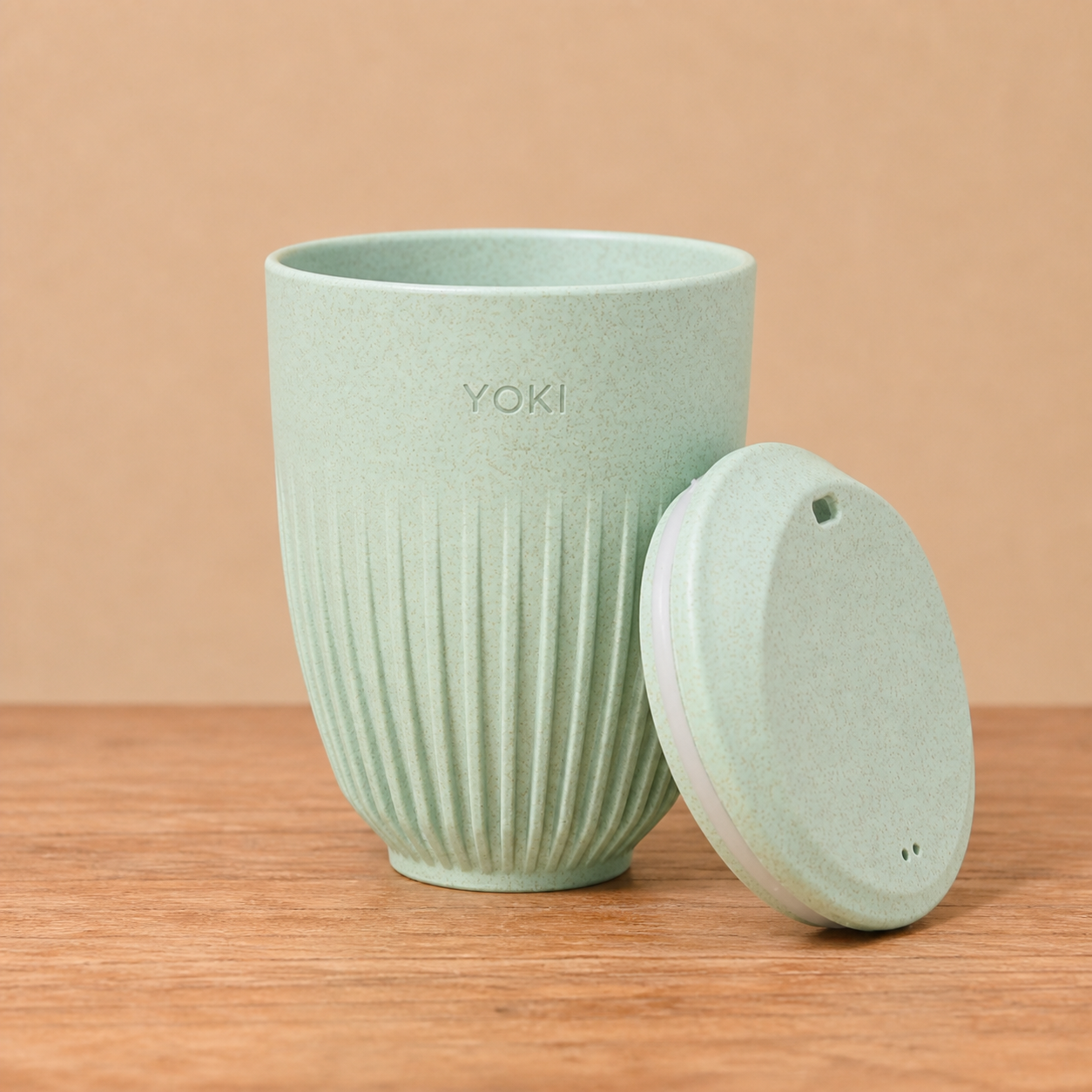 Kissa Cup 350 ml - Wakaba, with lid