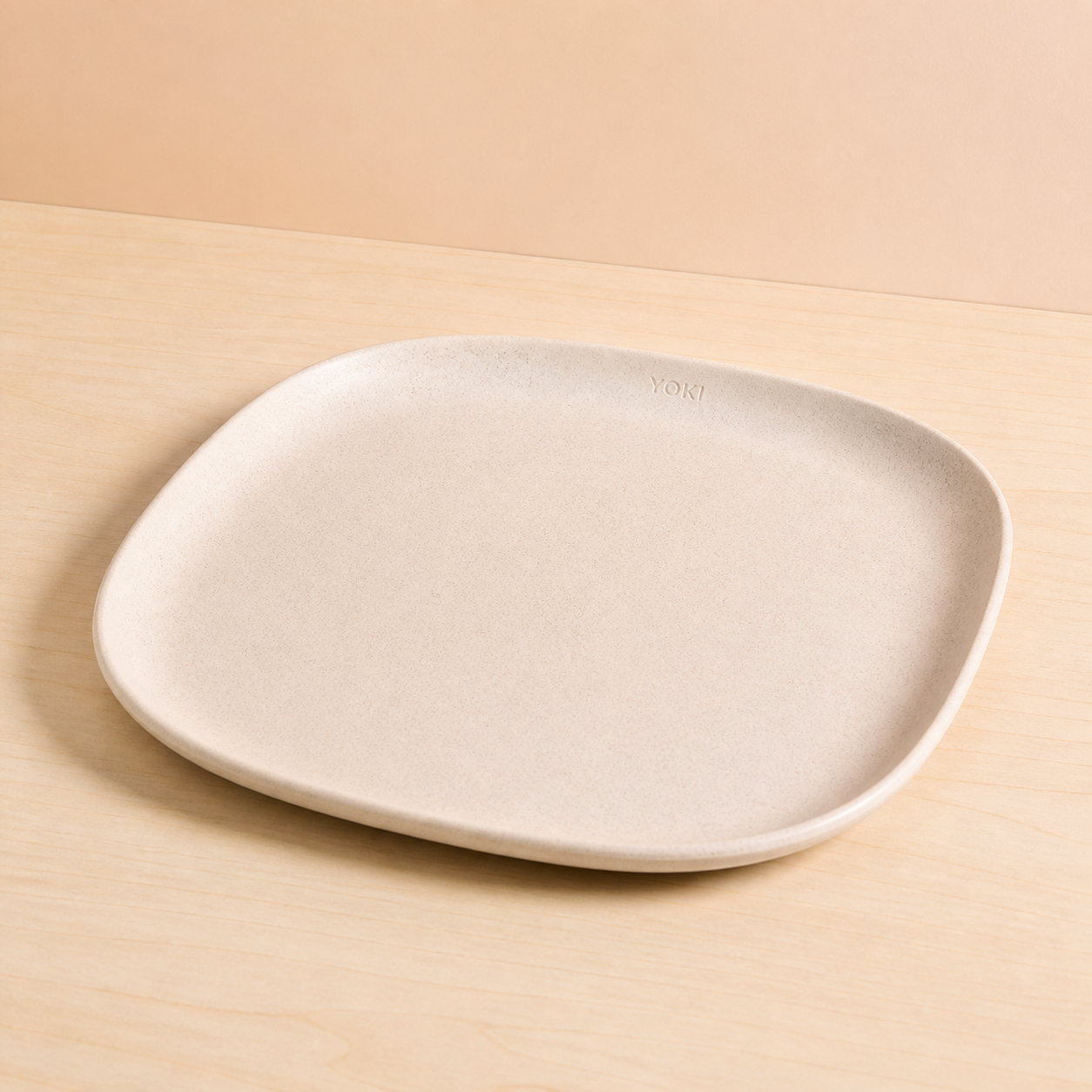 Kakuzara Dinner Plate 11″ - Kinu, alternate angle