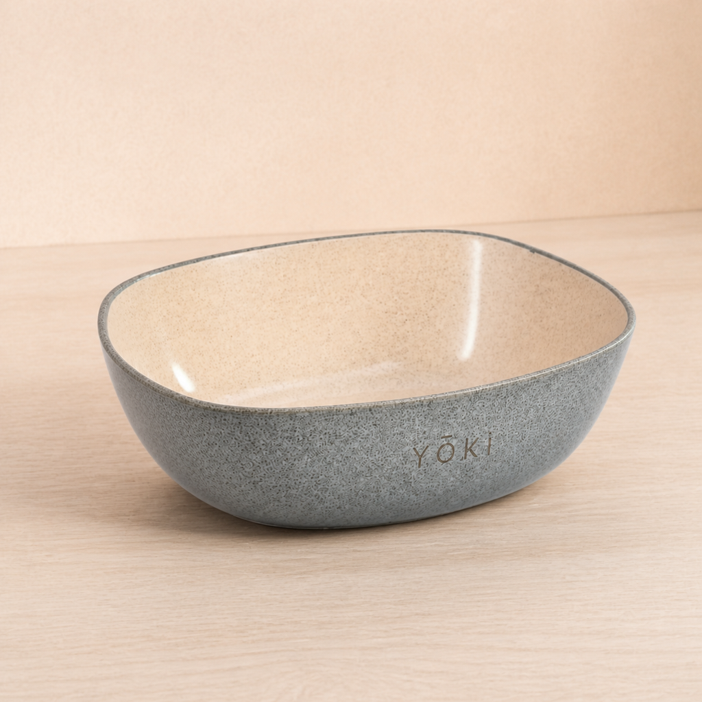 Nichijo Daily Essentials - Oobachi Veg Bowl 750 ml in Sora (ice blue), alternate angle
